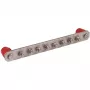 DEHN PAS I 8AP barra de ligação equipotencial, aço inoxidável, 8 ligações, sem tampa 472229