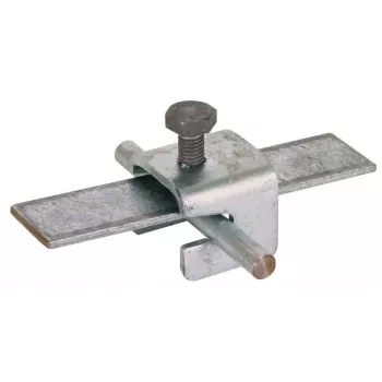 DEHN abraçadeira universal VK A UNI V2, aço galvanizado a quente, para condutor redondo 8-10 mm e condutor plano 30x3,5/30x4 mm 308026