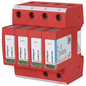 DEHN 952310 descarregador de sobretensão modular para sistemas TT e TN-S IP20