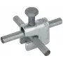 DEHN VK A UNI ST abraçadeira universal de suporte para condutor redondo, aço inoxidável 308025