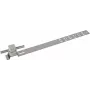 DEHN UNIsnap suporte de condutor de telhado NIRO/K cinzento 204159