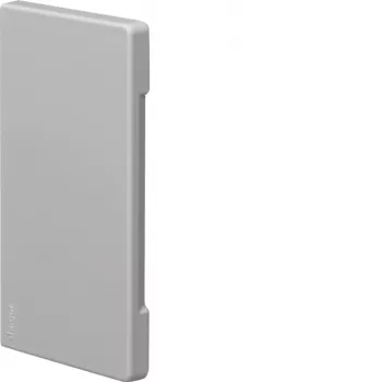 Hager BR 65x130mm tampa terminal de corte isenta de halogéneos, cinzento claro BR6513067035