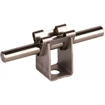 DEHN 207009 suporte de condutor em aço inoxidável para condutor redondo de 8 mm, 20 mm de altura