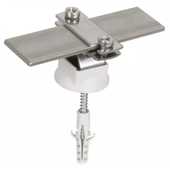 DEHN suporte de condutor NIRO FL30/Rd6 mm aço inoxidável para proteção contra raios 274230
