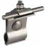 DEHN suporte de condutor de telhado para telhados metálicos, aço inoxidável, fio redondo de 8 mm, fixação por abraçadeira, 223010