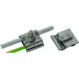 DEHN abraçadeira de terra universal M8 para Rd 8-10 mm e condutor 4-50 mm², aço inoxidável (540250)