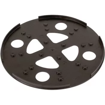 DEHN placa de base em plástico D280mm preto 102060