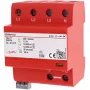 DEHN 941315 DSH TT 255 FM Descarrilador de corrente de raio Tipo 1+2 para sistemas TT/TN-S trifásicos
