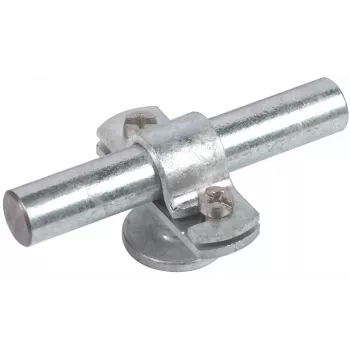 DEHN suporte de haste 275116 com apoio e manga de cobertura para fio redondo Ø16 mm