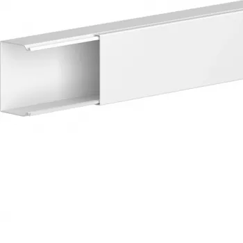 Hager LFS3004509016 LF canal de cabos em aço 30x45mm branco tráfego 2m