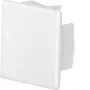 HAGER LF3003069016 peça terminal para canal de cabos 30x30 mm, branco tráfego (RAL 9016)