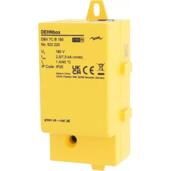 DEHN DEHNbox DBX TC B 180 descarregador de corrente de raio Tipo 1 3 polos 230/400V 180kA IP65 922220