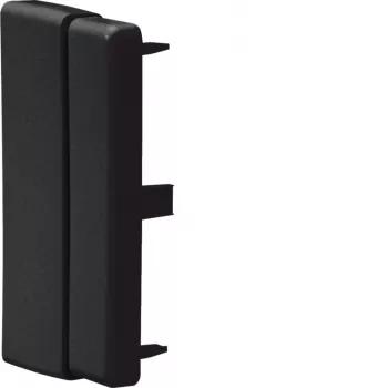 HAGER LFF6011069011 peça terminal ajustável para canal de cabos 60x110mm, preto grafite