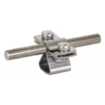 DEHN 274110 suporte de condutor para cabos redondos 8-10 mm, aço inoxidável, rosca M8