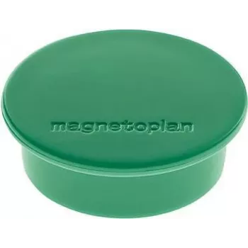 Magnetoplan Discofix íman redondo verde ferrite maciça 2,2 kg pack de 10 1662005
