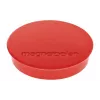 Magnetoplan Discofix Íman redondo standard, vermelho, núcleo maciço de ferrite, 0,7 kg de força de aderência (1664206)