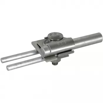 DEHN Abraçadeira para vareta para-raios para vareta de 16 mm e condutor de 8-10 mm, alumínio 380116