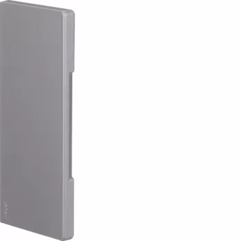 Hager BR6517067035 Peça terminal para calha de cabos série BR, 65x170 mm, isenta de halogéneos, cinzento claro