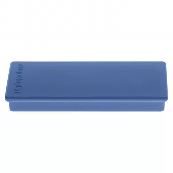 Magnetoplan Íman retangular, azul-escuro com núcleo maciço de ferrite, força de aderência: aprox. 1,3 kg (1665114)