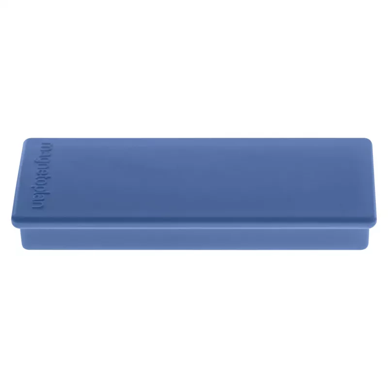 Magnetoplan Íman retangular, azul-escuro com núcleo maciço de ferrite, força de aderência: aprox. 1,3 kg (1665114)