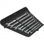 Wera 6007 Joker Conjunto imperial de 8 chaves de caixa e forqueta, 5/16