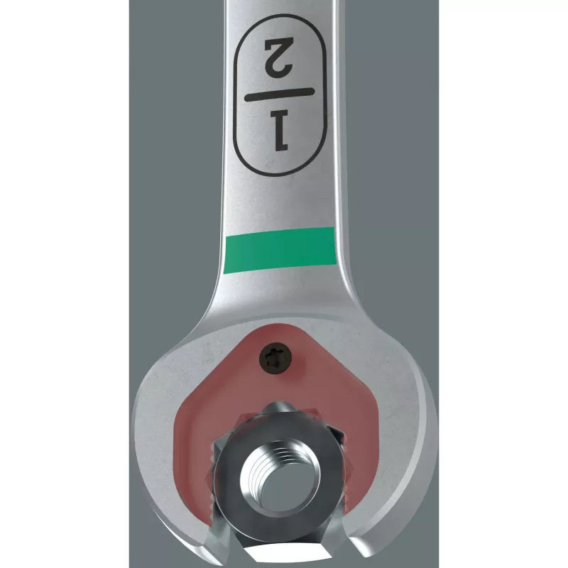 Wera 6007 Joker Conjunto imperial de 8 chaves de caixa e forqueta, 5/16