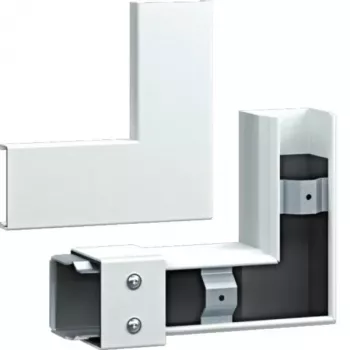 HAGER FWKP6006059016 Cantoneira plana FWK-Plus 60x60 mm branco