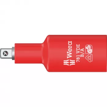 Wera 781 B/A Adaptador isolado VDE, encaixe quadrado de 3/8