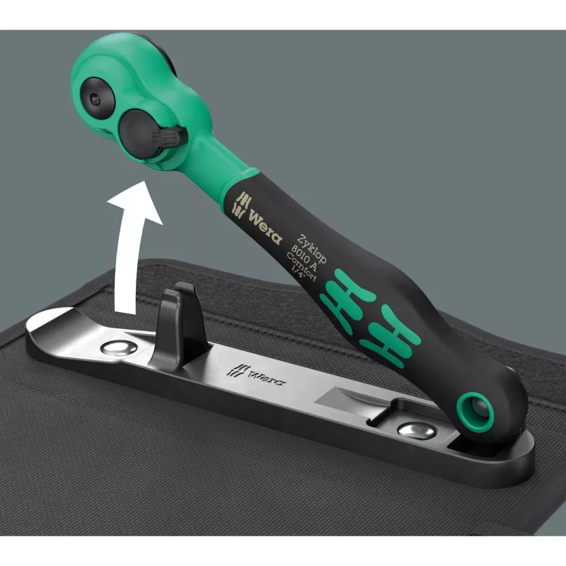 Wera 8100 SA 15 Zyklop Chave de catraca reversível com encaixe de 1/4