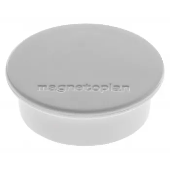 Magnetoplan Discofix Íman redondo, cinzento, núcleo de ferrite maciço, 2,2 kg de força de aderência (1662001)