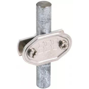 DEHN NS 16 7SEG AL NS 16 Placa numérica de alumínio, estampada, 7 dígitos, condutor 16 mm, alumínio natural 484001