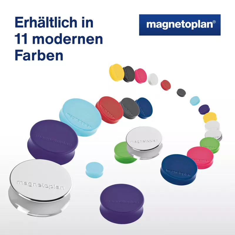 MAGNETOPLAN HOLTZ Íman Ergo Medium 1664018 30mm rosa 10 unidades
