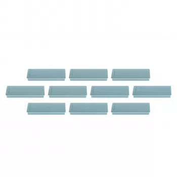 Magnetoplan Íman retangular azul com núcleo de ferrite maciço, força de aderência 1,3 kg 1665103