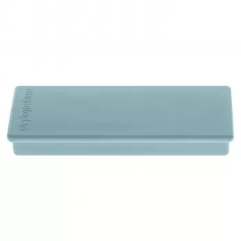 Magnetoplan Íman retangular azul com núcleo de ferrite maciço, força de aderência 1,3 kg 1665103