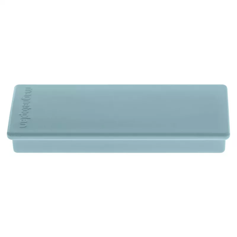 Magnetoplan Íman retangular azul com núcleo de ferrite maciço, força de aderência 1,3 kg 1665103