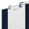 MAGNETOPLAN HOLTZ Suporte de flipchart preto para quadros universais, paredes de moderação, quadros brancos, divisórias de espaço, paredes de comunicação, paredes de apresentação (11112212)