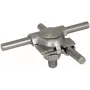 DEHN MV Abraçadeira em aço inoxidável V4A para fio redondo 8-10 mm parafuso de cabeça redonda (391070)