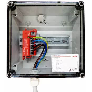 DEHN DCU EMOB 2 25 Tipo 2+3 para-raios para infraestrutura de carregamento DC 900902
