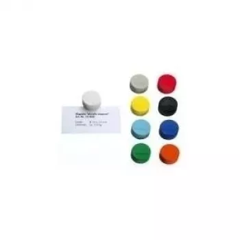 MAGNETOPLAN HOLTZ magnetoplan Discofix Íman redondo Magnum, branco, ferrite de núcleo maciço, 2,0 kg de força de aderência, pack de 10 (1660000)
