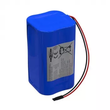 ANSMANN 4S1P Bateria de iões de lítio 4x 18650 com cabo 14,4V 3500mAh 2447-3036-20