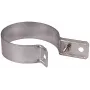 DEHN 420100 Abraçadeira para tubo de queda para tubos de 100 mm, aço galvanizado a quente, para fios redondos de 8-10 mm