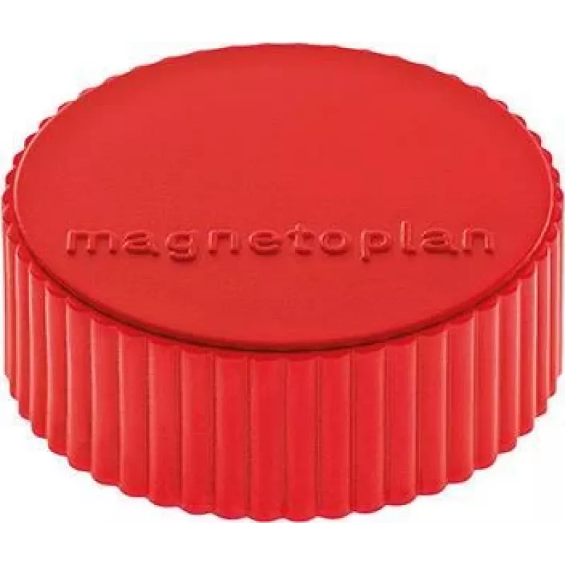 Íman redondo Discofix Magnum MAGNETOPLAN HOLTZ, vermelho, núcleo de ferrite, 2,0 kg de força de aderência 1660006