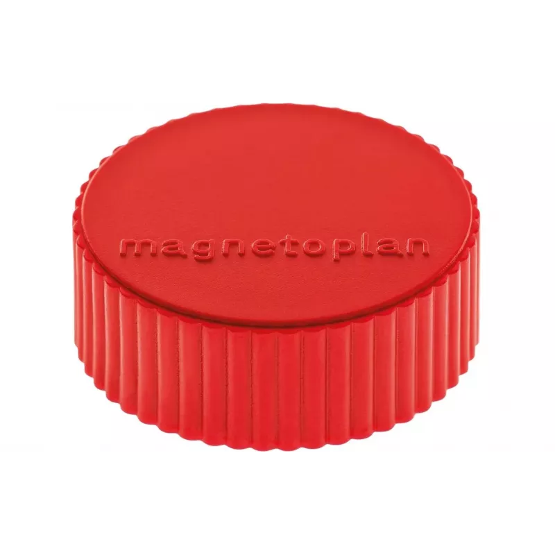 Íman redondo Discofix Magnum MAGNETOPLAN HOLTZ, vermelho, núcleo de ferrite, 2,0 kg de força de aderência 1660006