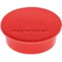 Íman redondo Discofix Magnetoplan cor vermelha com núcleo maciço de ferrite, força de aderência 2,2 kg 1662006