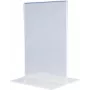 Suporte de mesa em acrílico MAGNETOPLAN HOLTZ DIN A3 vertical cristalino frente e verso 297 x 420 mm (43115)