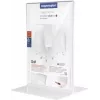 Suporte de mesa em acrílico MAGNETOPLAN HOLTZ DIN A3 vertical cristalino frente e verso 297 x 420 mm (43115)