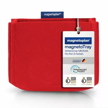 magnetoplan Porta-canetas magnetoTray big 1227706 vermelho (1227706)