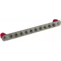 DEHN PAS I 10AP M10 V2A Barra de ligação equipotencial 435 mm aço inoxidável 472219
