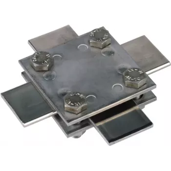 DEHN KS FL30 V4A terminal de condutor plano em aço inoxidável 30x4 mm 318233