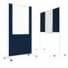 MAGNETOPLAN HOLTZ suporte de flipchart branco para quadros universais, paredes de moderação, quadros brancos, divisórias de espaço, paredes de comunicação, paredes de apresentação (11112200)